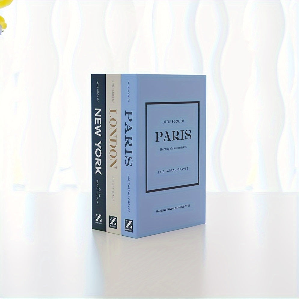 ChicBooks - Elegante Boekensteunen Set in Crème