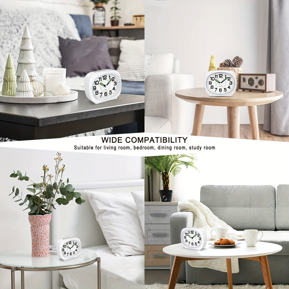 TravelTime Clock – Stille Wekker met LED Nachtlicht