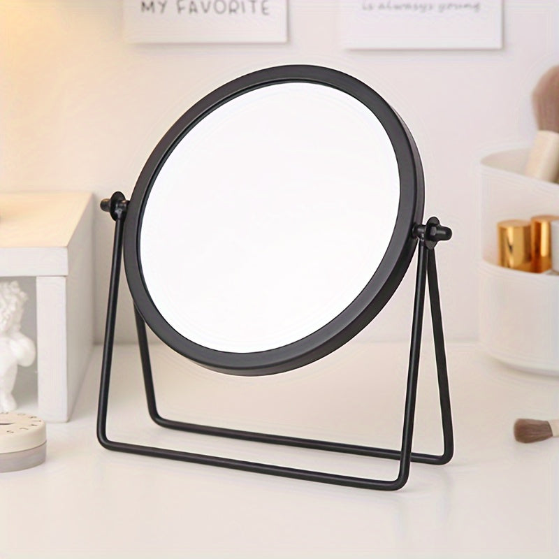 VintageGlow – Verstelbare Make-up Spiegel met IJzeren Frame