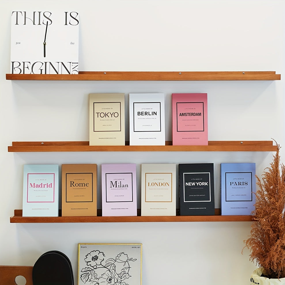 ChicBooks - Elegante Boekensteunen Set in Crème