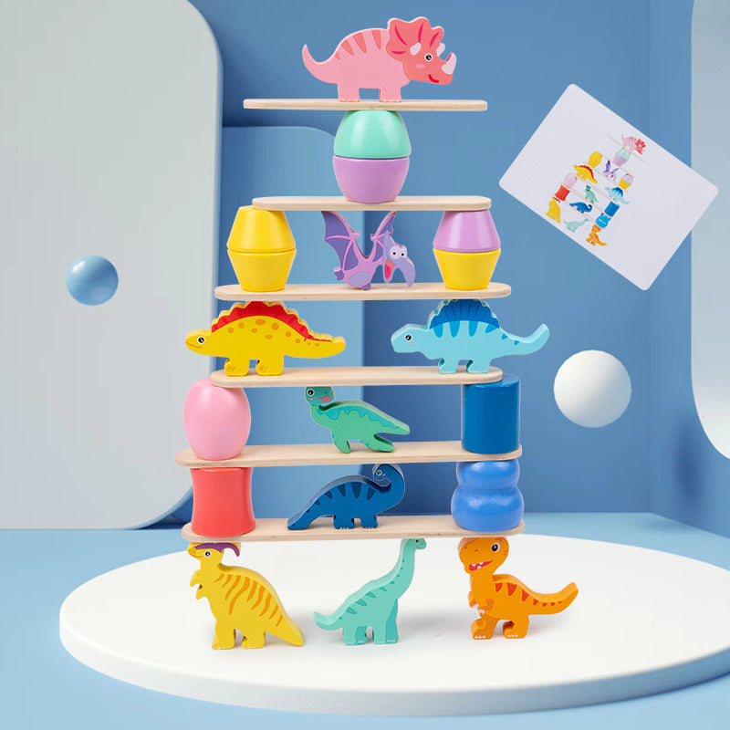 DinoStack Game – Creatief Stapelspel voor Kinderen