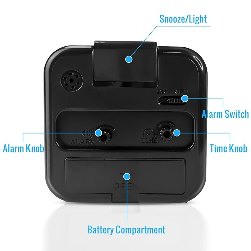 SilentWake Alarm Clock - Stijlvolle Wekker met Nachtlamp