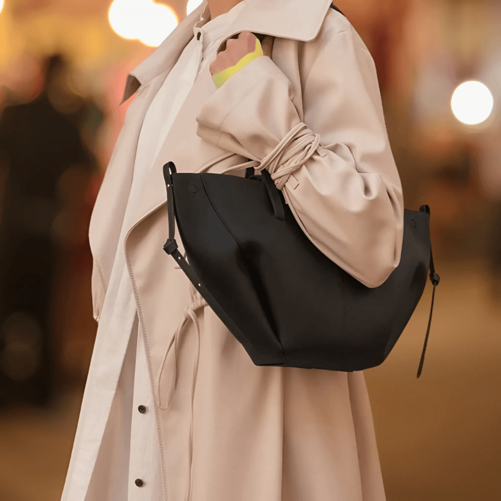 LeatherLux Crossbody Bag - Stijlvolle Handvattas van Leer