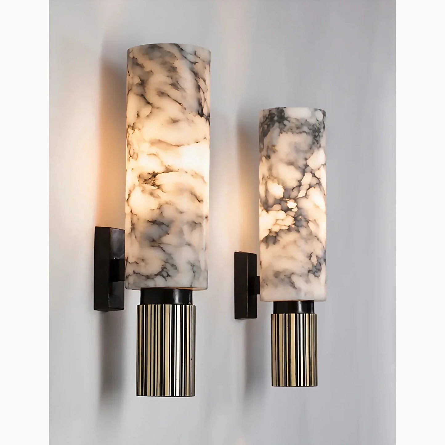 Stijlvolle Marmeren Wandlamp - Voor Luxe en Sfeervol Interieur