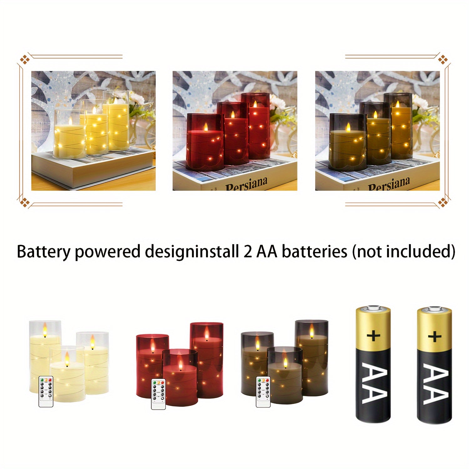 StarGlow LED Kaarsen Set – Betoverende Sfeer voor Thuis