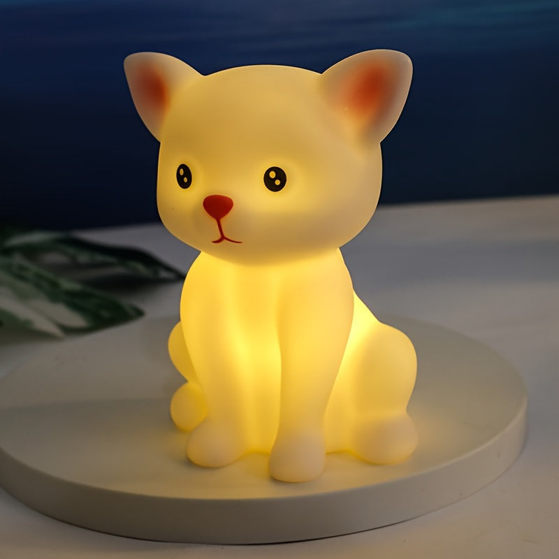 KittyGlow Lamp - Schattige LED Tafellamp met Draadloze Voeding
