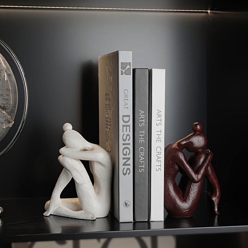 AbstractSculpt - Unieke Boekensteunen voor Stijlvol Interieur