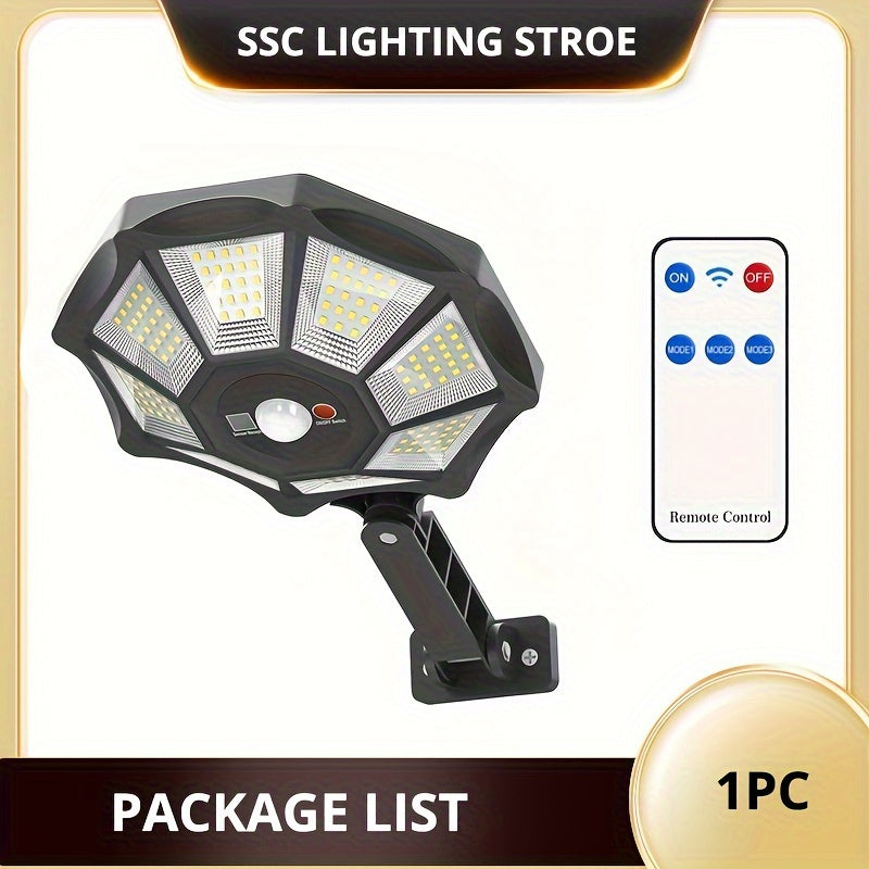 SolarGlow Pro – LED Straatlamp met Bewegingssensor