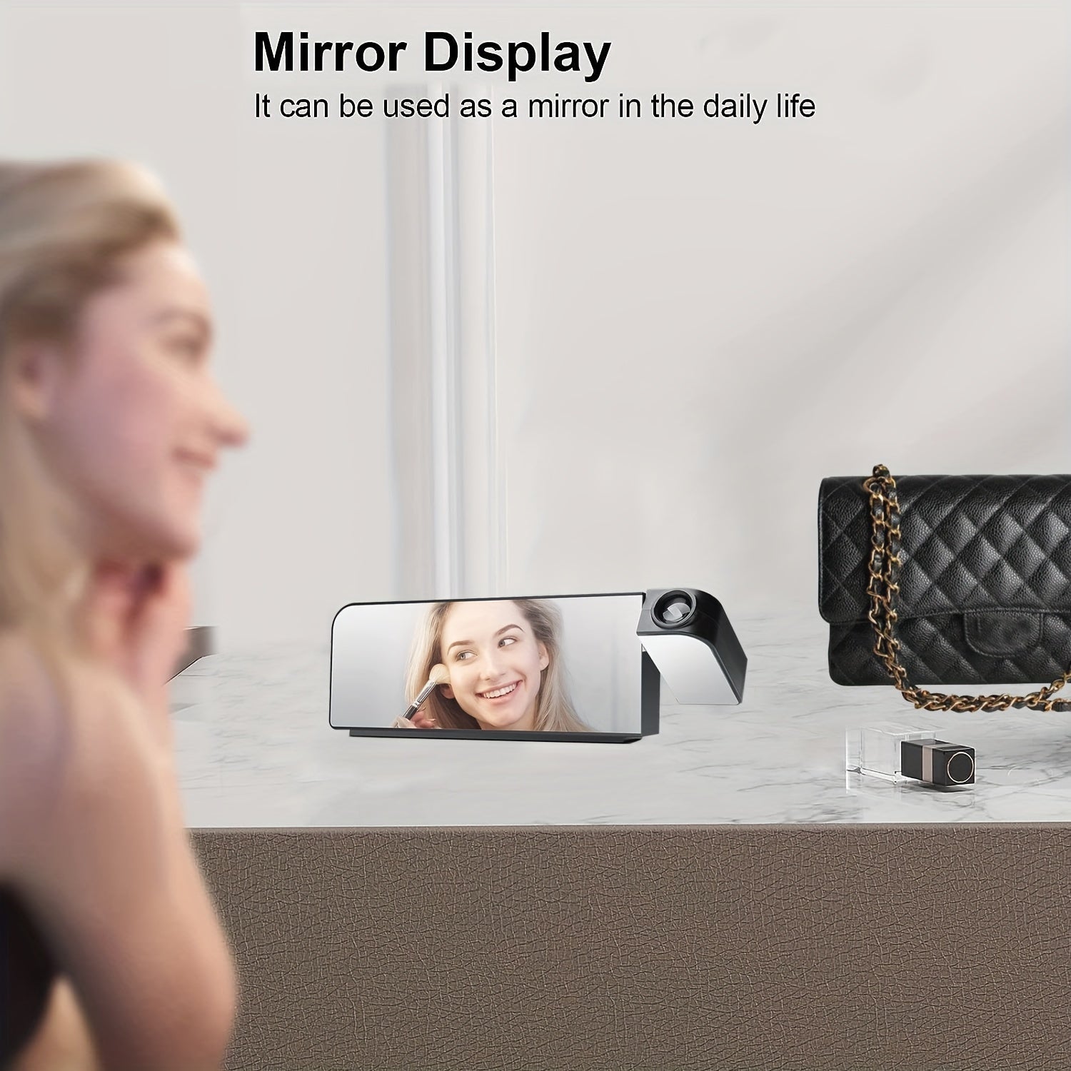 ProjectTime – Stijlvolle Digitale LED Wecker met Spiegel