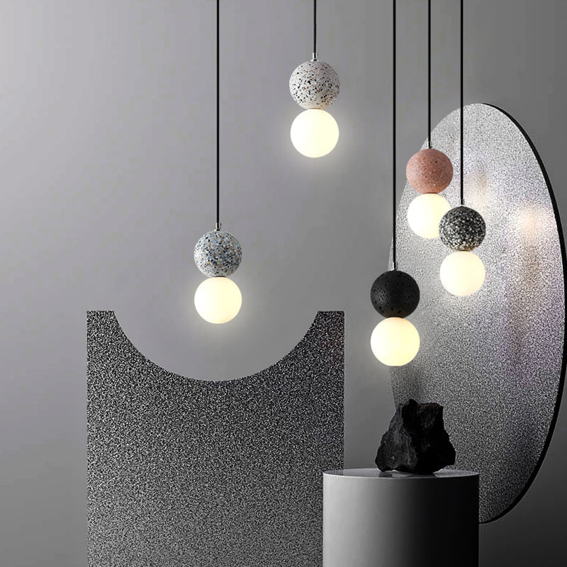 Aurora Glow - Luxe LED Hanglamp in Zwart/Wit