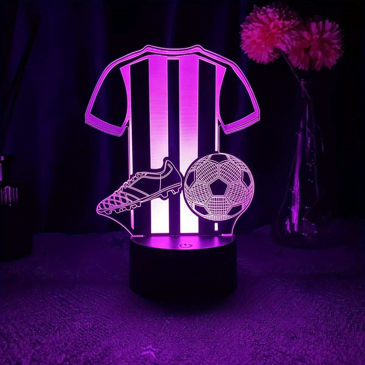 SportGlow Lamp - 3D LED Nachtlamp voor Voetballiefhebbers