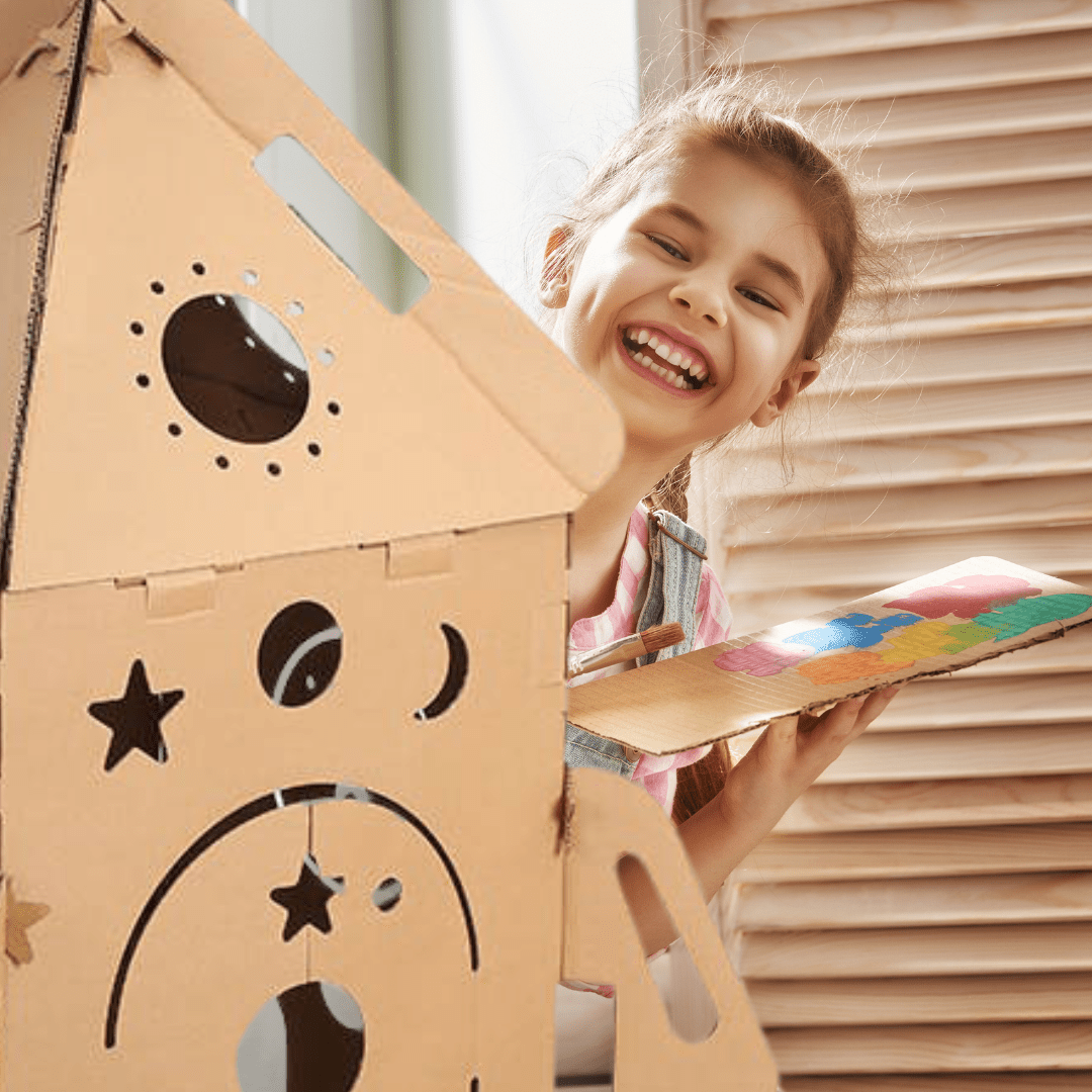 Montessori Creatief Kartonset - DIY Figuren Bouwen en Spelen