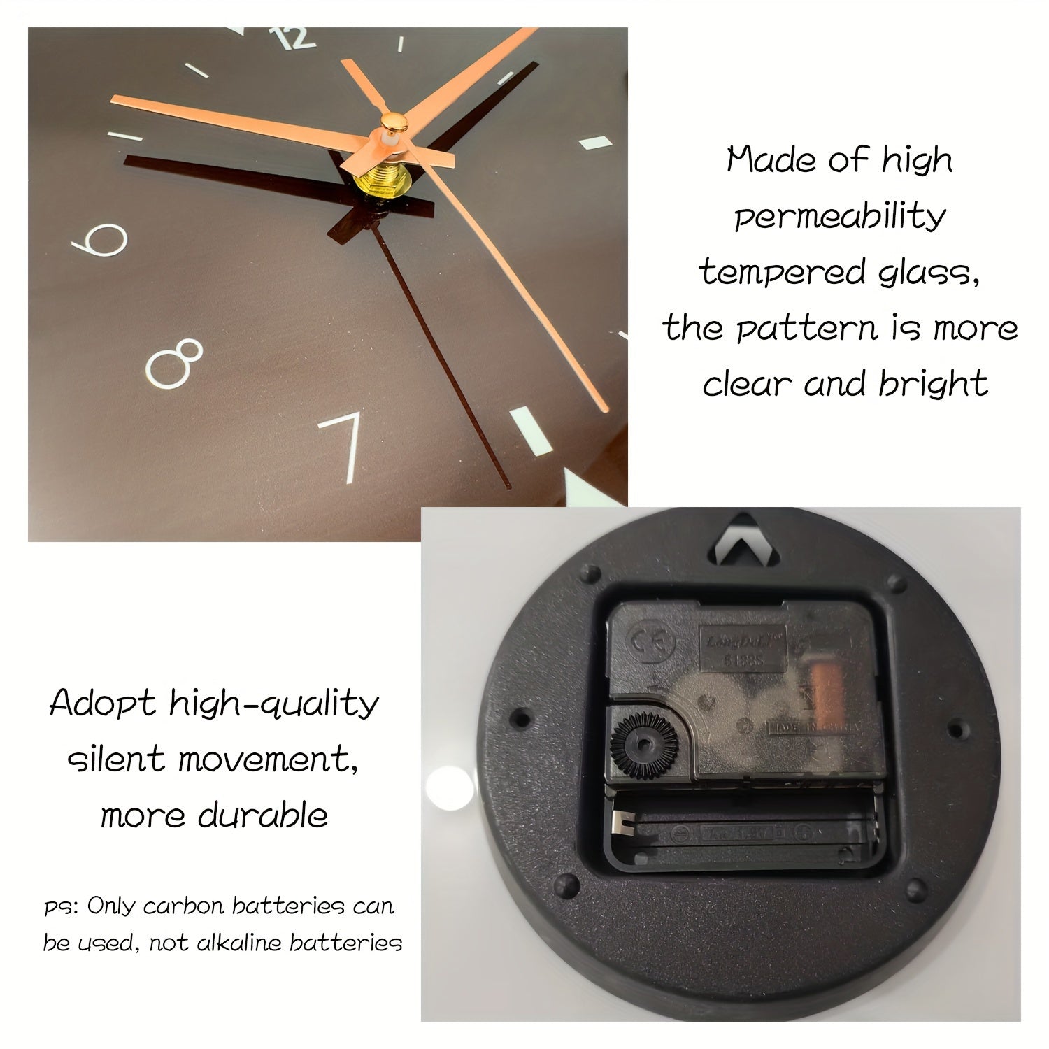 FloralTime Clock - Elegante Wandklok met Bloemen