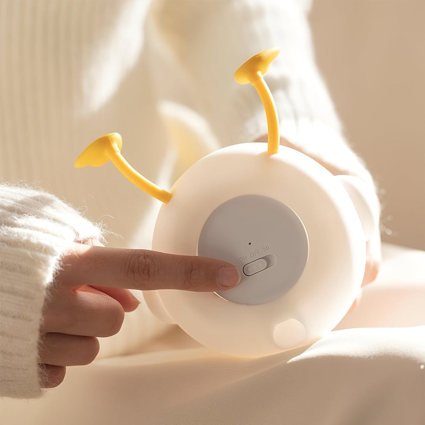 BloomDuck – Dimbare Siliconen Nachtlamp met Klapfunctie