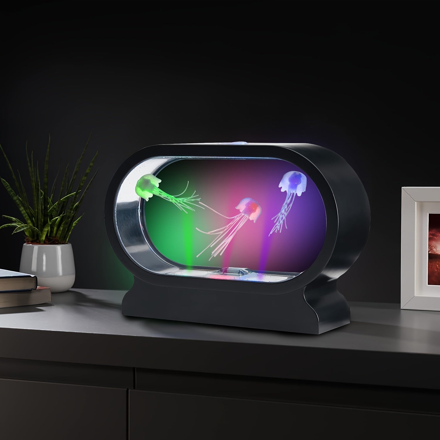 LumiJelly - LED Jellyfish Tafellicht met 3 Kleuren
