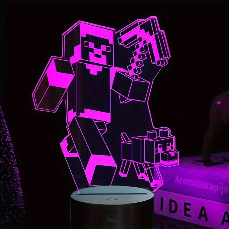 IlluGlow - 3D Nachtlamp met Kleuren en USB