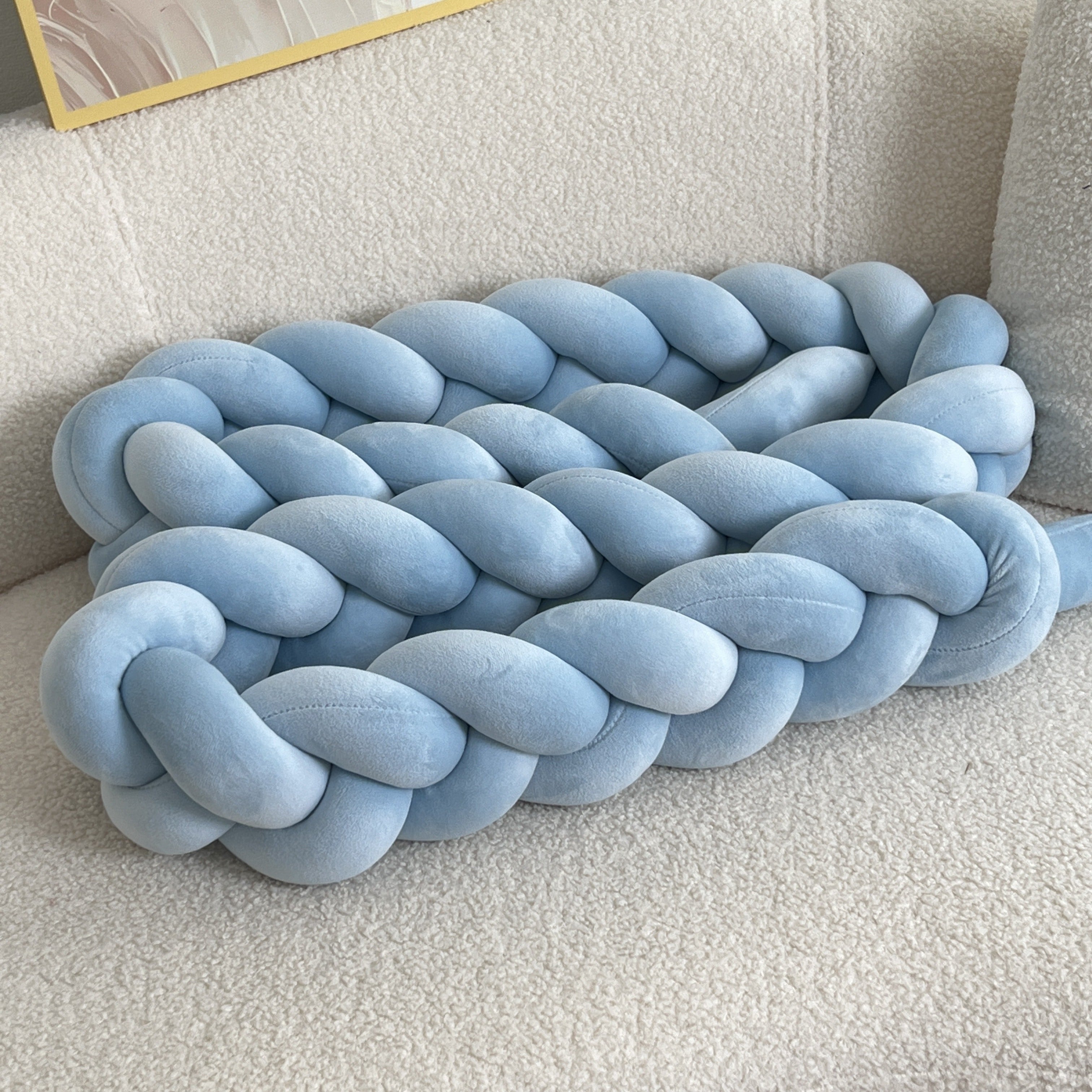 WaveCushion - Modern Wasbaar Vloerkussen met Geometrie