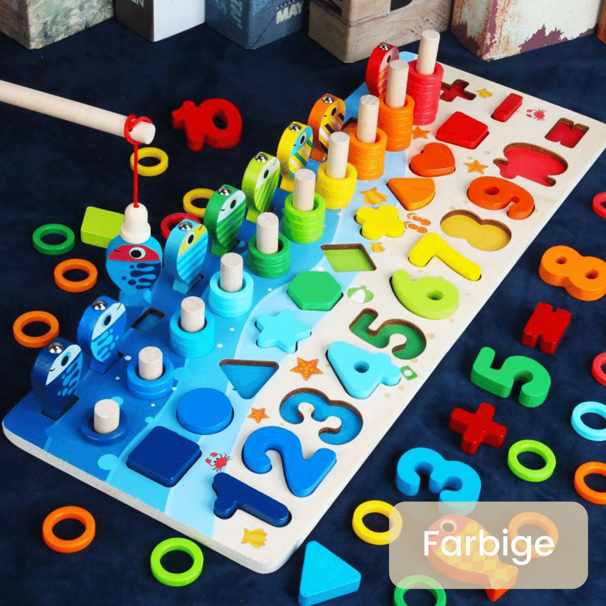 Wooden Montessori Board – Stimuleren van Cognitie