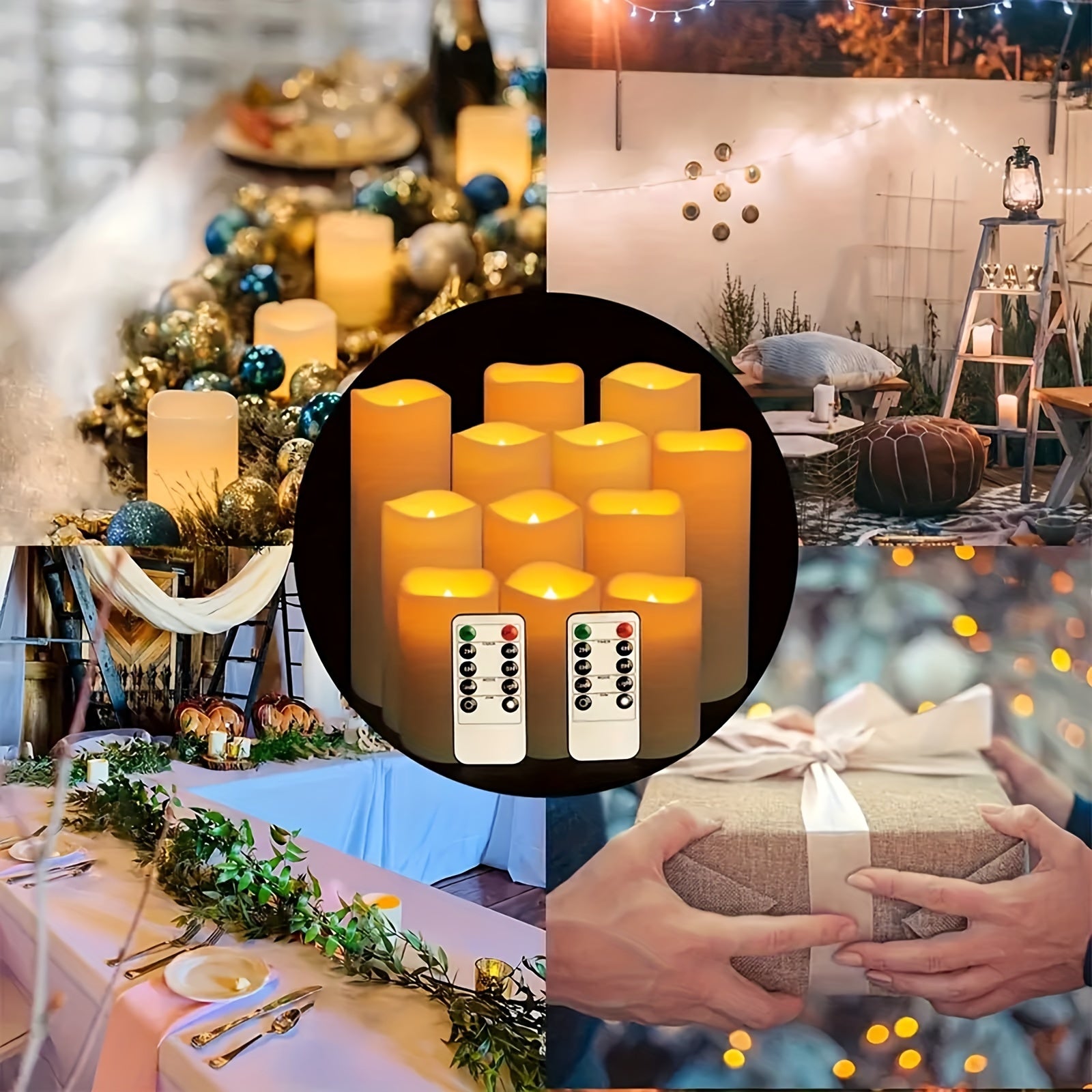 FlameFree - Waterdichte LED Kaarsen Set met Afstandsbedienin
