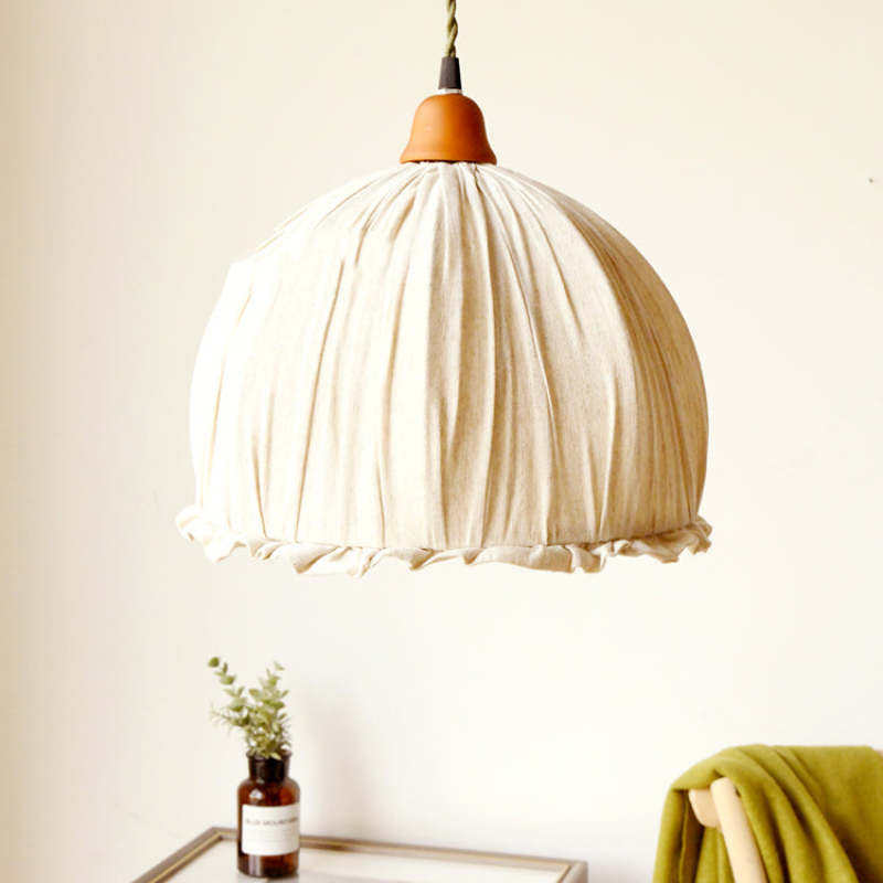 EcoChic Pendant - Stijlvolle Scandinavische Stoffen Hanglamp