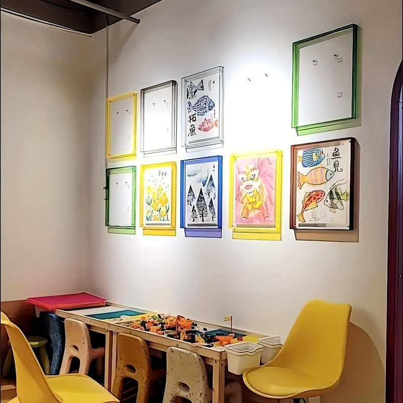 VividFrame – Kleurrijke Transparante Fotolijst voor Muur en Tafel