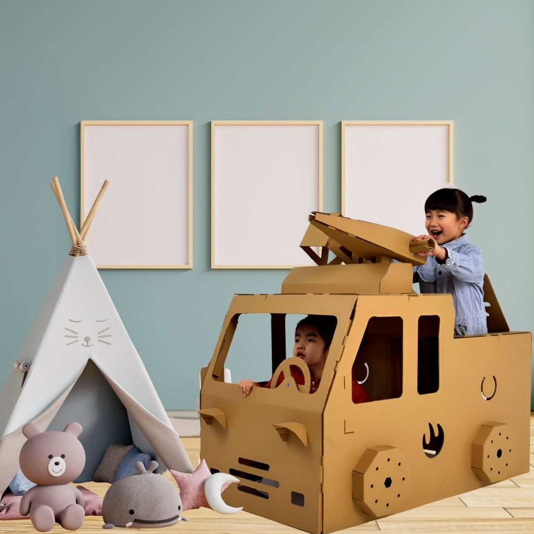 Montessori Creatief Kartonset - DIY Figuren Bouwen en Spelen