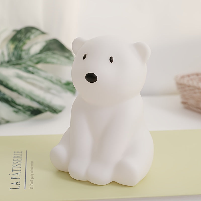 PolarGlow – Schattige IJsbeer LED Nachtlamp