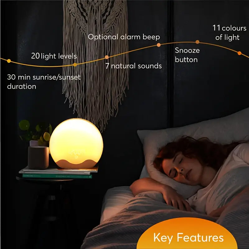 SunGlow - Zonsopgang Wekker met Sfeerverlichting