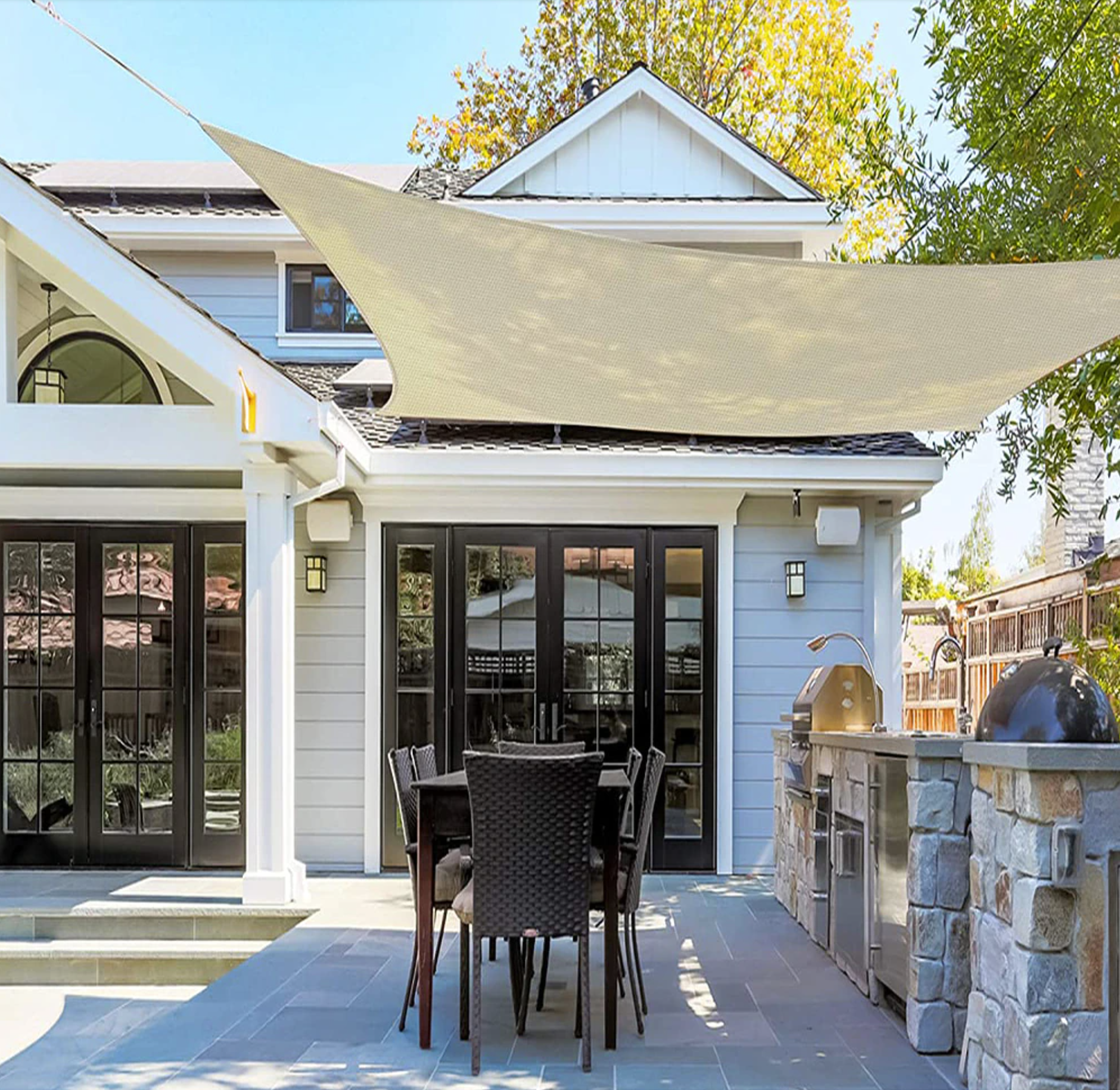 SunShade – Luxe Waterbestendig Schaduwdoek voor Tuin