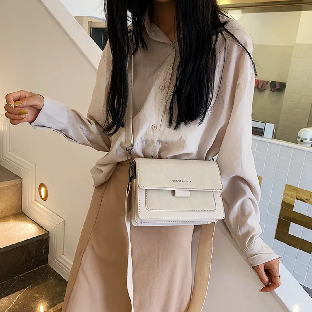 KristelBag - Stijlvolle Crossbody Tas met Flip-Opening