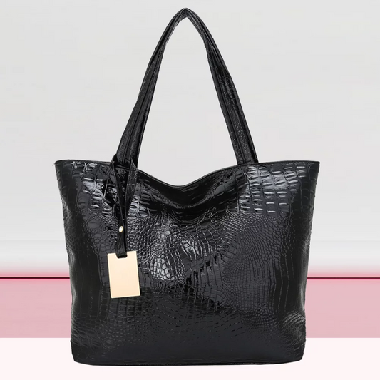 IsabellaBag – Luxe Schoudertas met Krokodillenprint