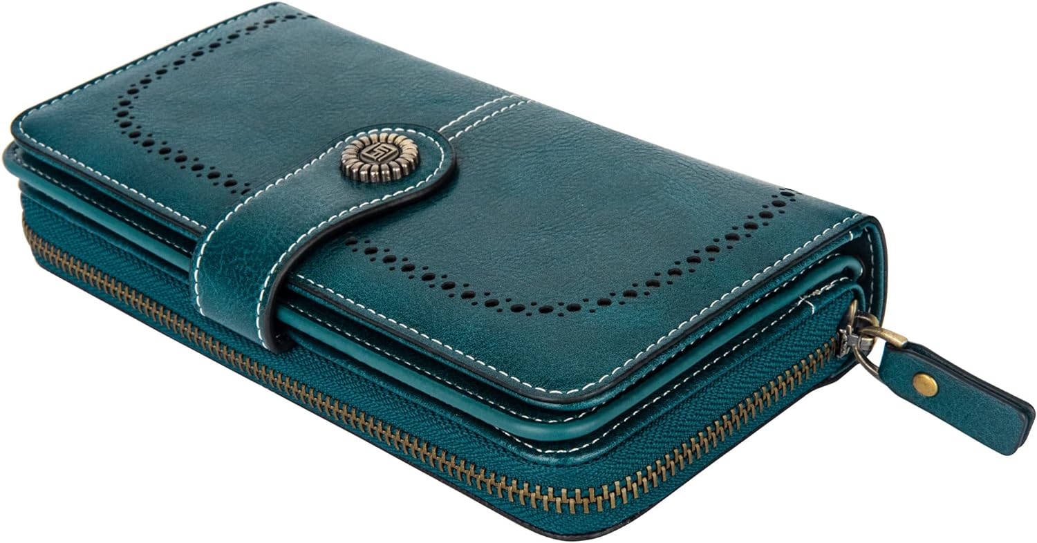 LeatherMax - Stijlvolle Leren Portemonnee met Polsband