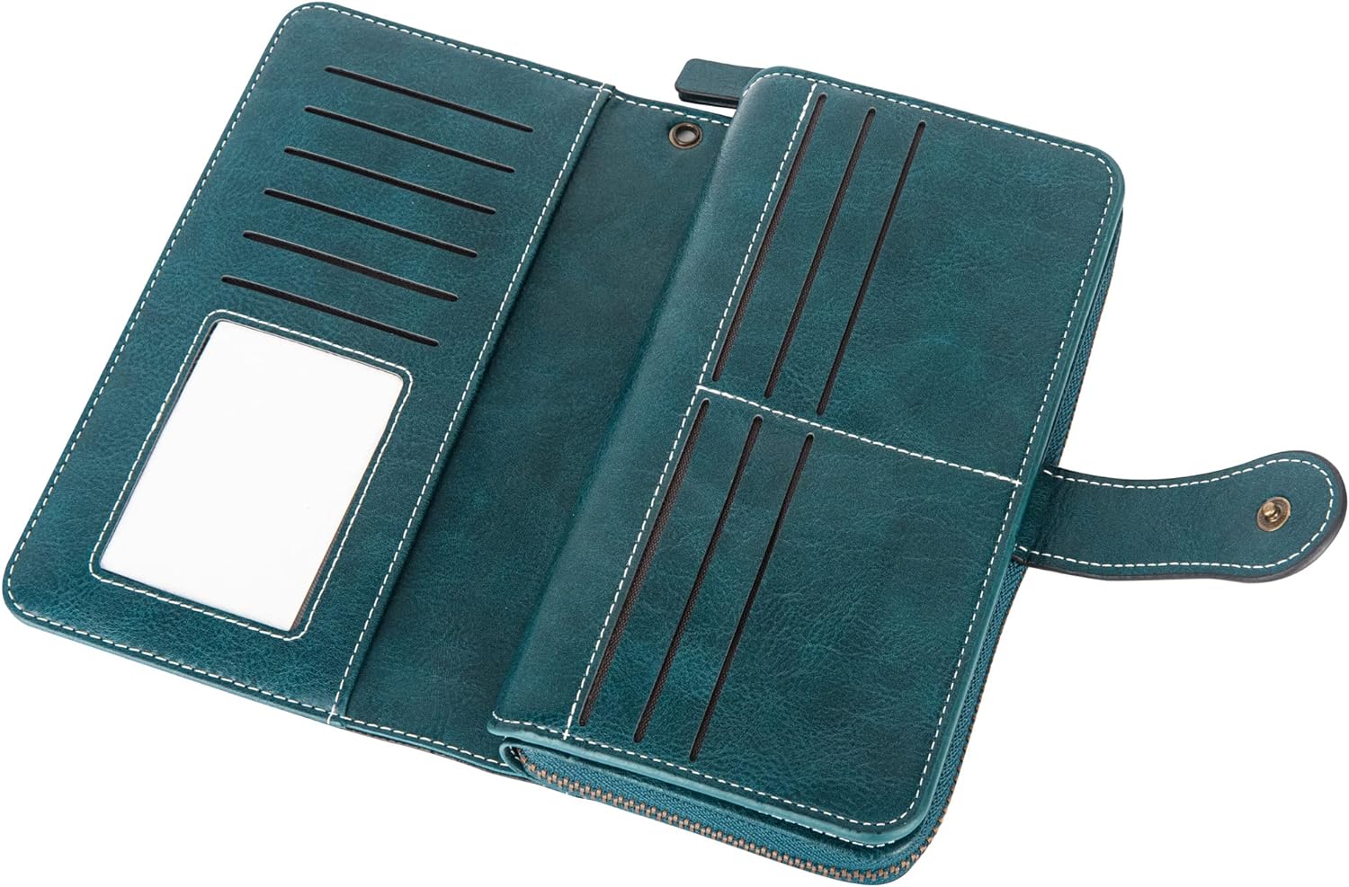 LeatherMax - Stijlvolle Leren Portemonnee met Polsband