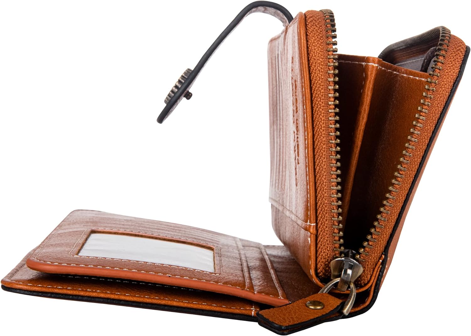 LeatherMax - Stijlvolle Leren Portemonnee met Polsband