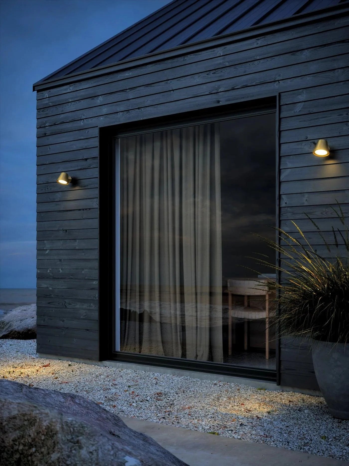 Aleria Glow – Elegante Messing Buitenlamp GU10