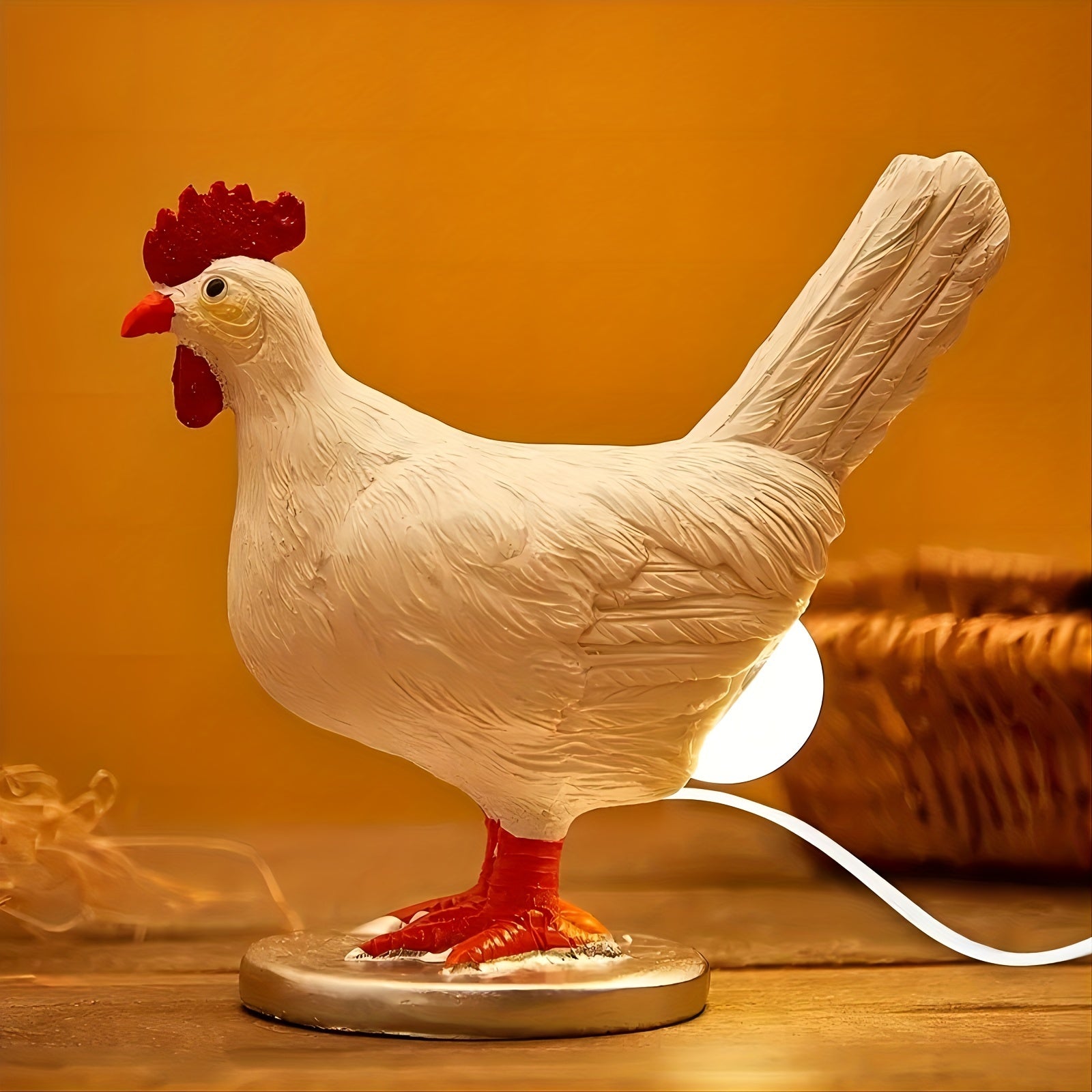 EggGlow Lamp – Realistische 3D Kippenei LED met USB