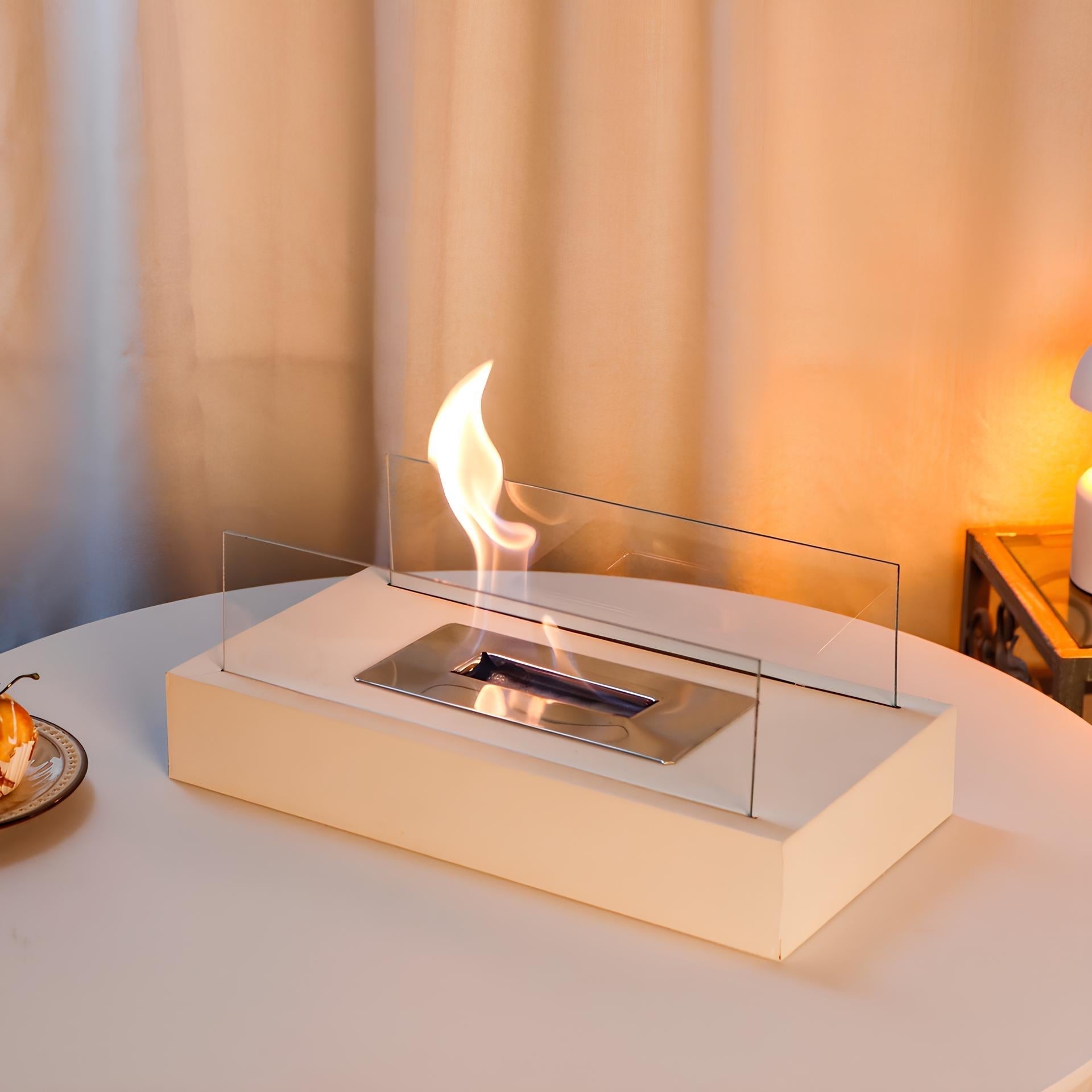 FireGlow – Luxe Tafelhaard voor Binnen & Buiten