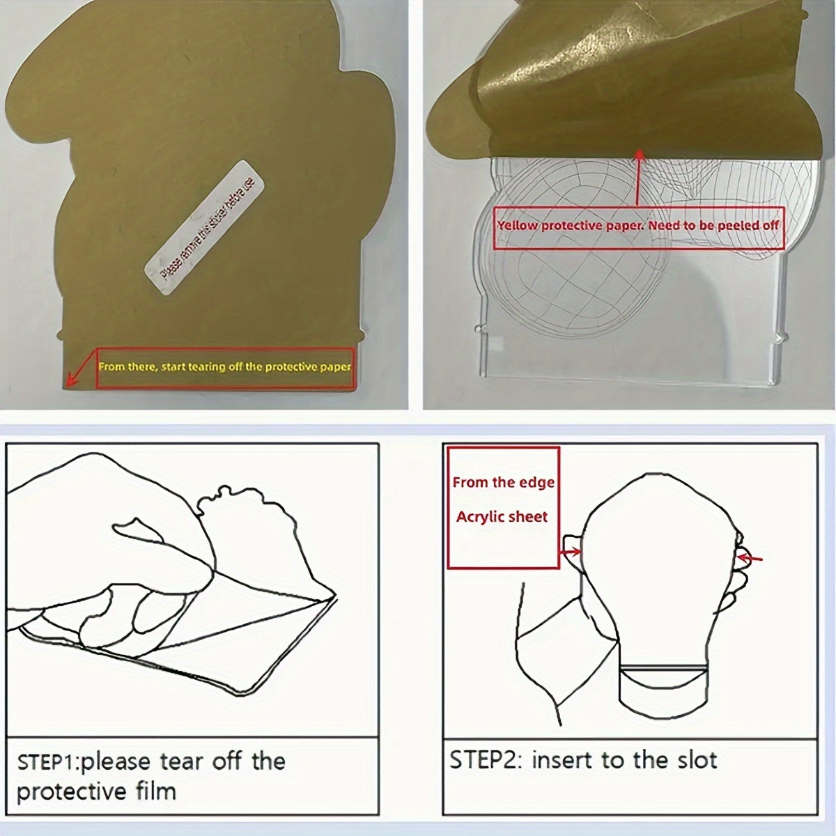 MusicGlow Lamp - Moderne Acryl Tafellamp met USB