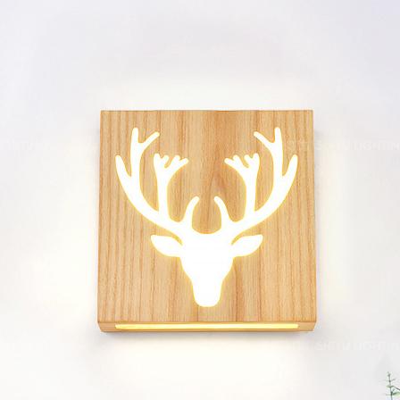 NatureShine – Sfeervolle LED Wandlamp in Hout