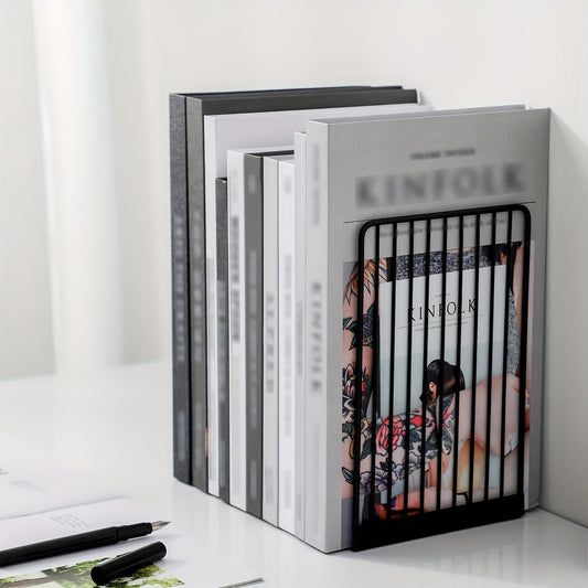 IronHold - Elegante Boekensteunen voor Perfecte Organisatie