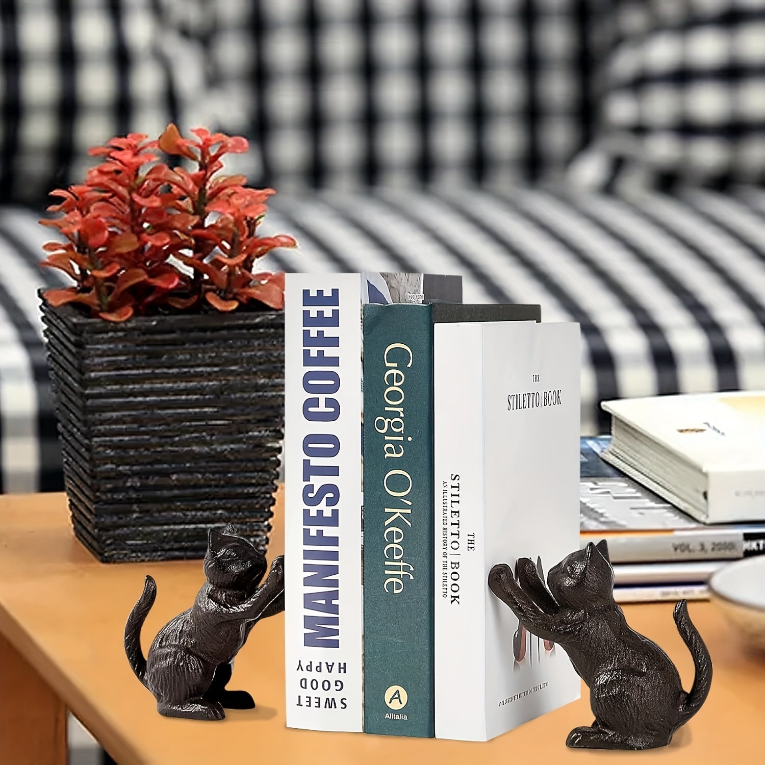 IronVintage – Tijdloze Gietijzeren Boekenstoppen met Klassieke Look