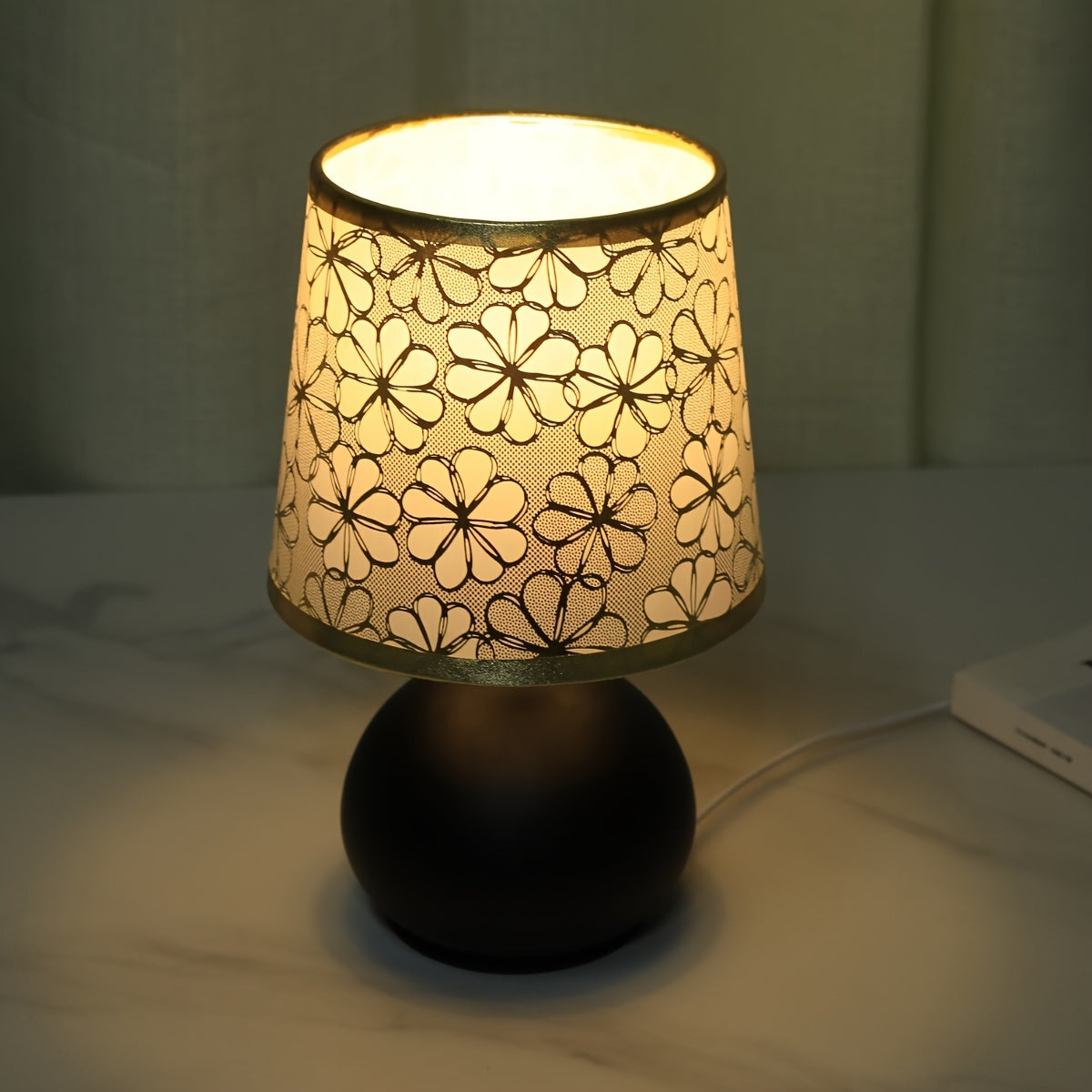 RetroLamp – Scandinavische Stoffen Tafellamp met USB