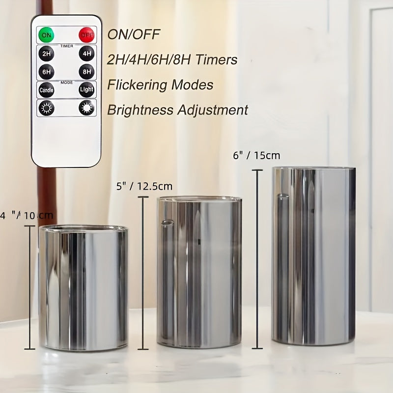 FlameFree LED Candle Set – Stijlvolle Sfeerverlichting voor Binnen en Buiten