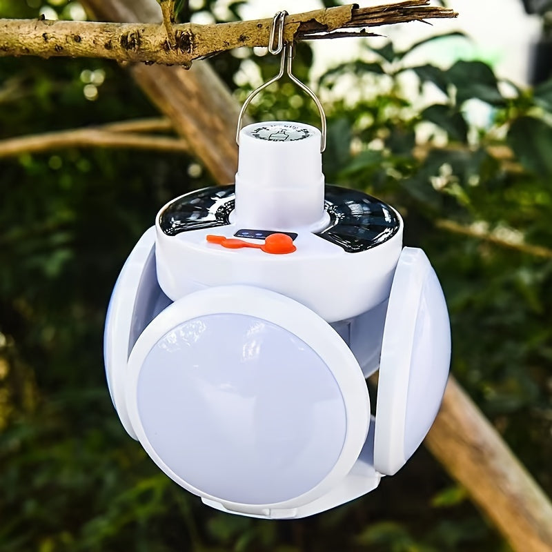 SolarFold Lamp - Draagbare Oplaadbare LED Kamperverlichting