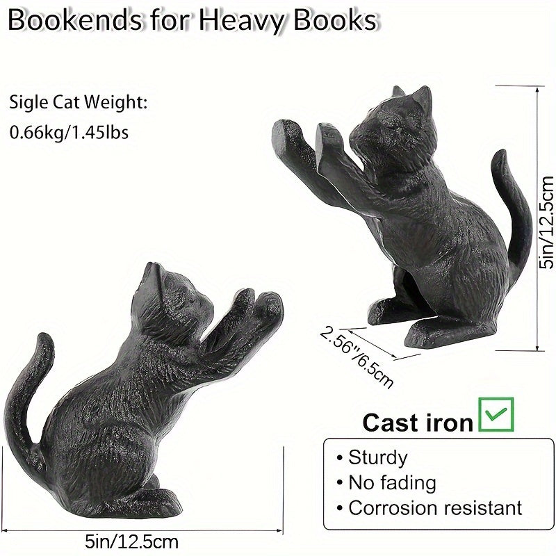 IronVintage – Tijdloze Gietijzeren Boekenstoppen met Klassieke Look