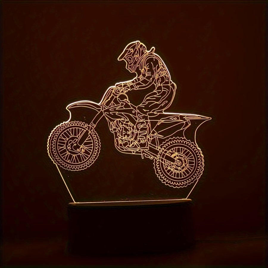 MotoLamp - 3D LED Nachtlamp Motocross Thema