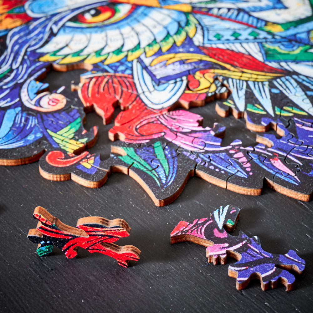 MajesticWolf Puzzle – Premium Houten Legpuzzel