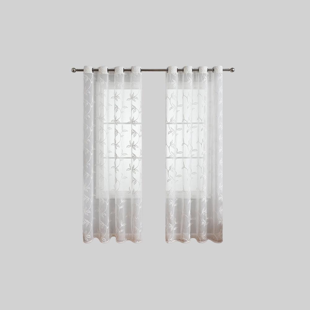 NatureGlow Curtains - Luxe Verduisterende Gordijnen met Bloemenmotief