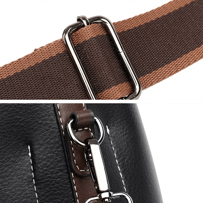 LuxeCarry - Elegante Leren Schoudertas met Veel Ruimte