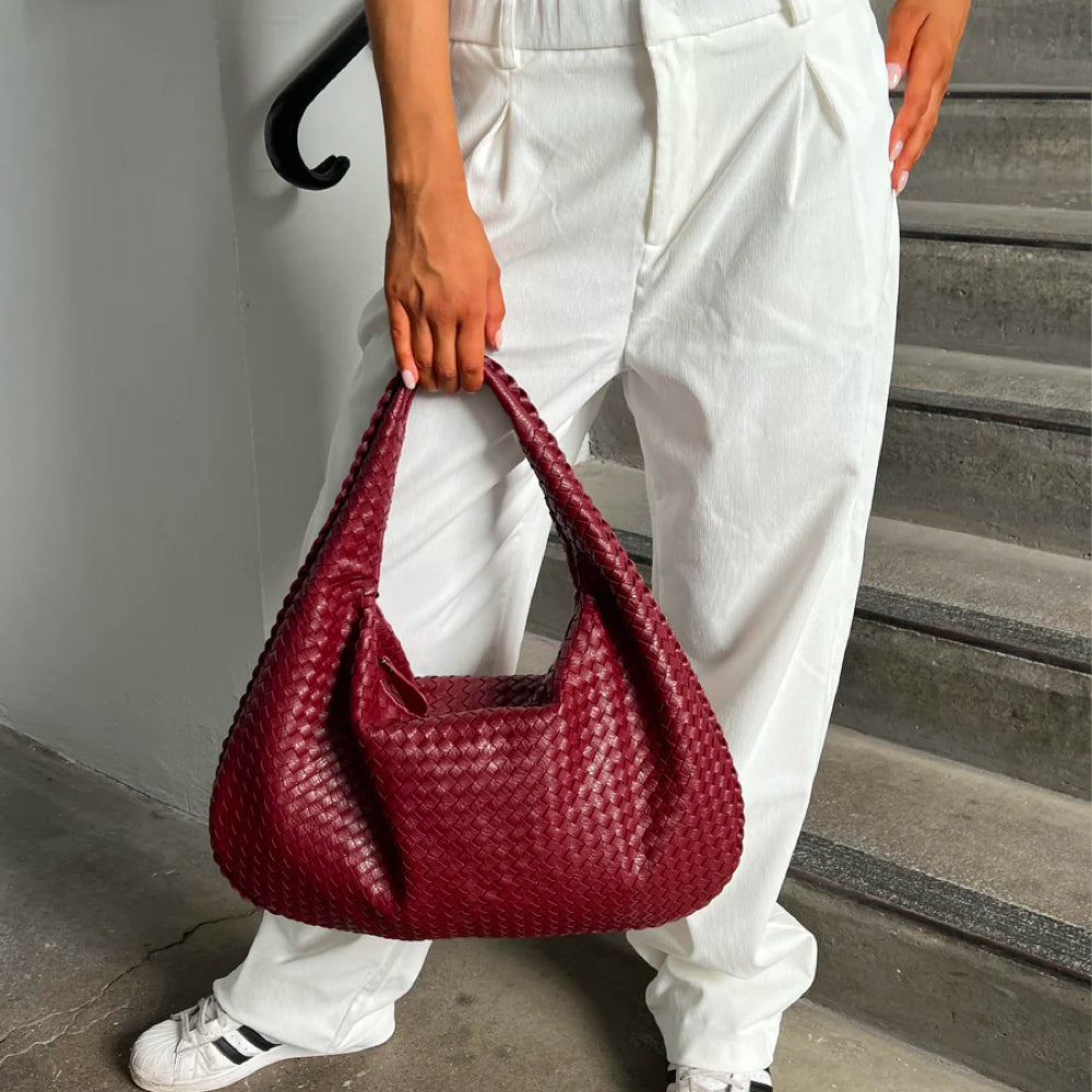WeaveLux Bag - Elegante Dames Schoudertas met Ruimte